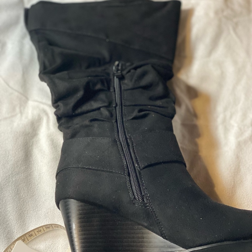 Black Women's Wedge Boots